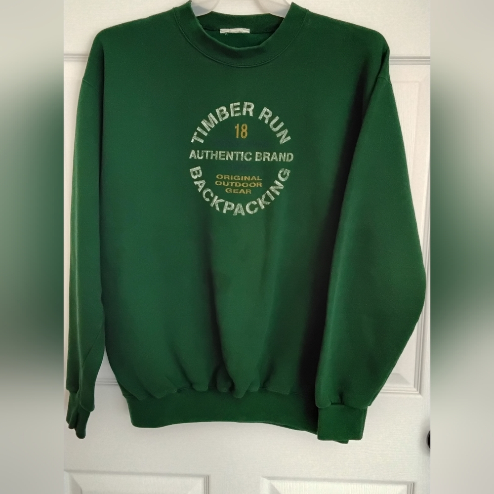 Green Men's Fleece Sweatshirt